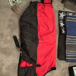 Red Tough 1 yearling horse blanket